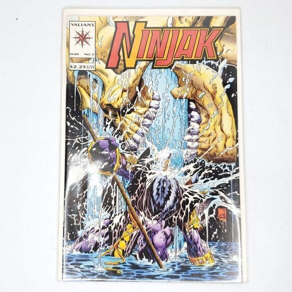 Valiant Ninjack Comic Book Chromium Cover No. 1 Regular No. 2 - Picture 6 of 7